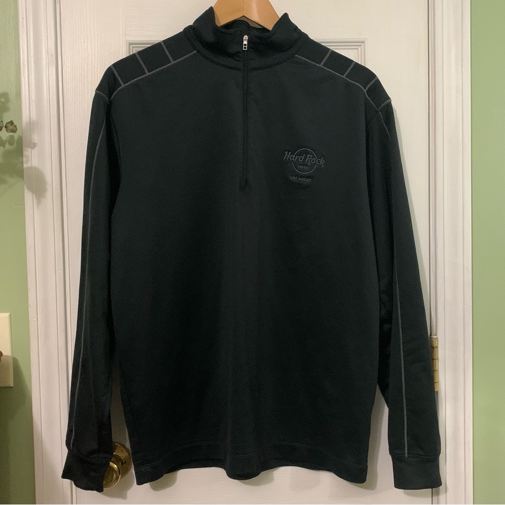 Nike Golf Hard Rock Hotel Las Vegas Black 1/4 Zip Pullover Top